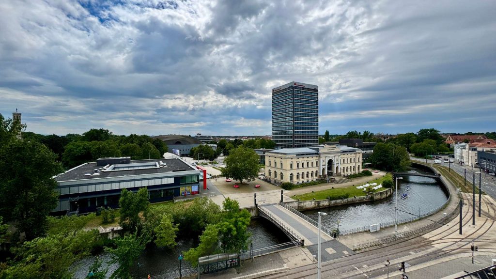 Aussicht auf die "Okerinsel"