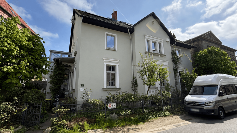 Ansicht von der Straße